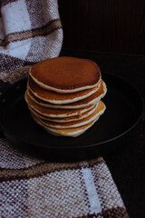 stack of pancakes on a plate