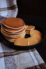 pancakes on a plate