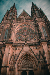 Fototapeta na wymiar Saint Vitus cathedral in Prague, Czech republic