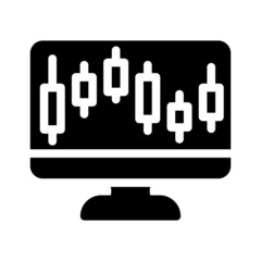 international trade market glyph icon vector. international trade market sign. isolated contour symbol black illustration