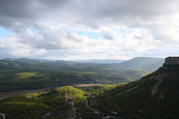 Obraz premium view from the top of mountain