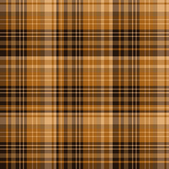 Seamless pattern in autumn brown colors for plaid, fabric, textile, clothes, tablecloth and other things. Vector image.