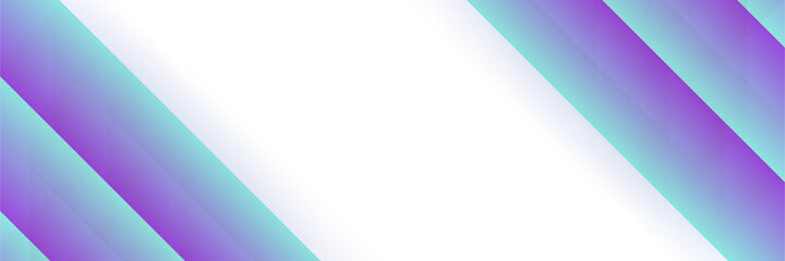 Modern purple and blue abstract banner background