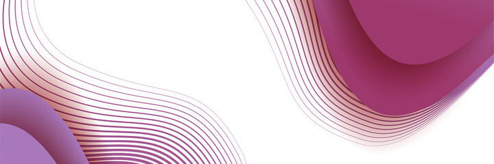 Modern purple and blue abstract banner background