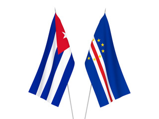Cuba and Republic of Cabo Verde flags