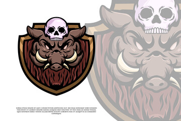 Boar Head Emblem logo