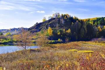 Mount Lobach on the right bank of the Sylva River in Kishert District