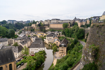 view of the city Luxemburg