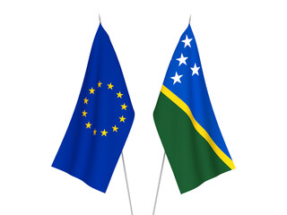 European Union and Solomon Islands flags