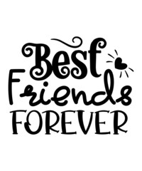 Obraz premium Friendship Svg Bundle, Best friend svg bundle, friendship quotes, Friends Svg, Best Friends Svg, Svg files for cricut