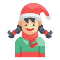 girl flat icon