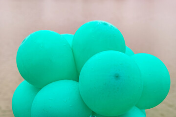 Green Party Balloons
