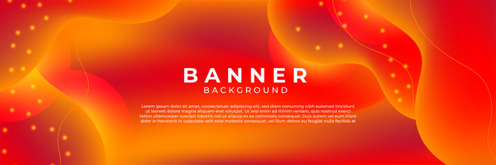 Orange banner background