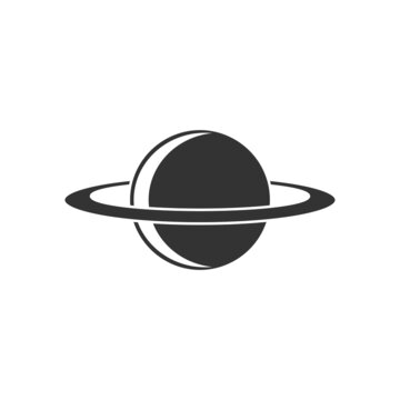 Saturn icon design template vector illustration