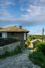 Village of Leshten with authentic nineteenth century houses, Blagoevgrad Region, Bulgaria