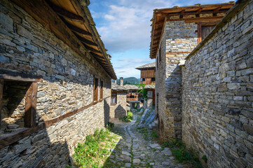 Village of Kovachevitsa with Authentic nineteenth century houses, Blagoevgrad Region, Bulgaria