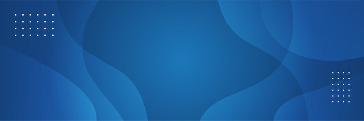 Modern abstract gradient dark blue digital technology banner background