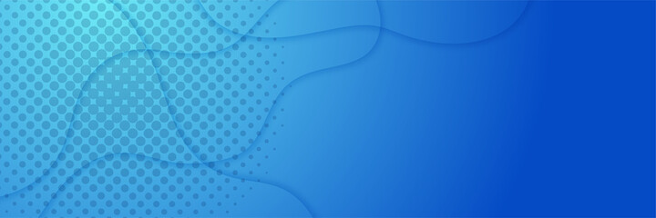 Blue tech futuristic tech web abstract technology banner background with blue white stripes