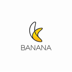 Logo banana,  logo fruits