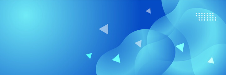 Modern abstract gradient dark blue digital technology banner design background
