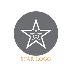 Star icon Template vector illustration design