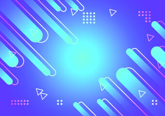 Abstract gradient geometry shape background concept