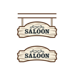 illustration of western saloon style