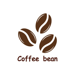Coffee beans icon. Flat pictogram, internet concept, business, marketing. Vector illustration.