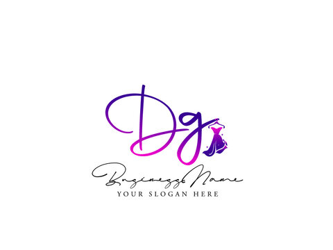 Fashion DG Logo, Modern dg d g Logo Letter Vector and Illustration For Clothing, Apparel Fashion Brand