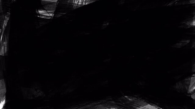 Animation grunge - brush stroke. Abstract hand - painted element. Grunge brush strokes animation. Underline and border design. Seamless looping background. 4K