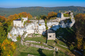 Ruiny zameku Bąkowiec w Morsku © Dejan Gospodarek