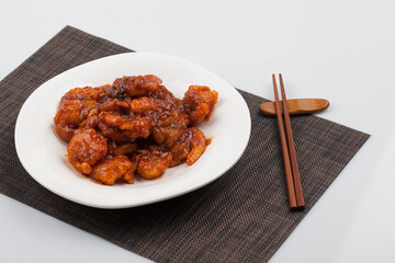 새우,새우요리,중식,갈색,건강,고해상,달걀,면,블랙데이,스튜디오,실내,요리,음식,한국