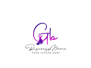 Fashion GB Logo, Modern gb g b Logo Letter Vector For Clothing, Apparel Fashion Dress Shop - obrazy, fototapety, plakaty