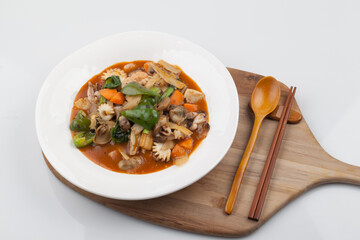 팔보채,중식,갈색,건강,고해상,달걀,면,블랙데이,스튜디오,실내,요리,음식,한국