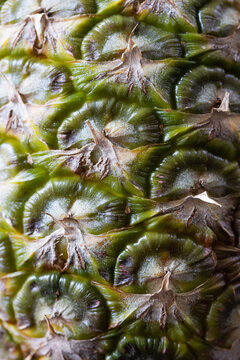 Pineapple close up and texture