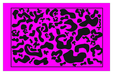 illustration, leopard, design, vector, pink