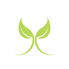 green leaf health care pharmacy eco logo and icon.