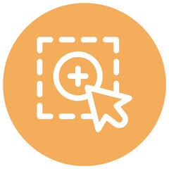 Obraz premium User Action Icon