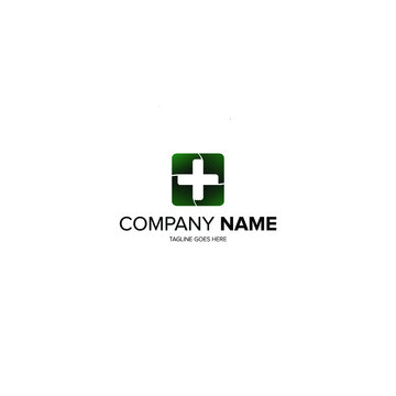 Medical pharmacy logo design template.- vector illustrator