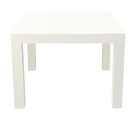 Vector square side table illustration