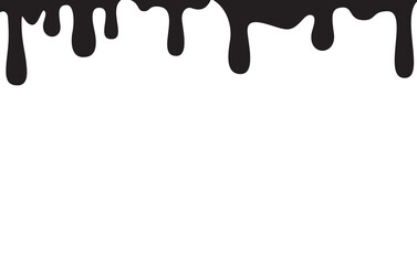 Paint drip set isolated on white background. Paint drip for web site, wallpaper, poster, placard and cover. Paint drip vector illustration