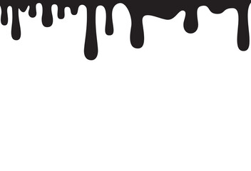 Paint drip set isolated on white background. Paint drip for web site, wallpaper, poster, placard and cover. Paint drip vector illustration