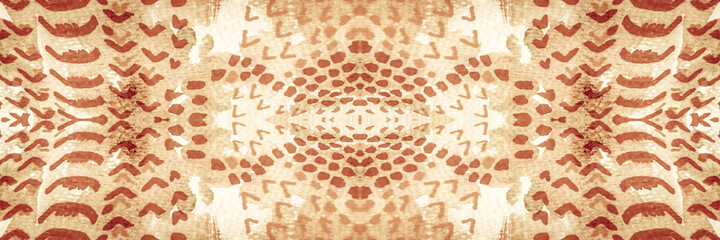 Pale Africa. Craft Graphic Snake Print. White