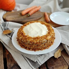 homemade carrot cake