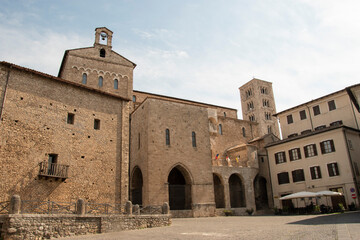 Fototapeta premium Image of the city of Anagni, an ancient medieval city in central Italy, Europe.