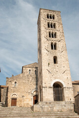 Image of the city of Anagni, an ancient medieval city in central Italy, Europe.