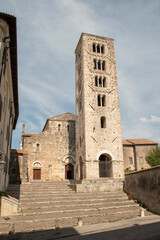 Fototapeta na wymiar Image of the city of Anagni, an ancient medieval city in central Italy, Europe.