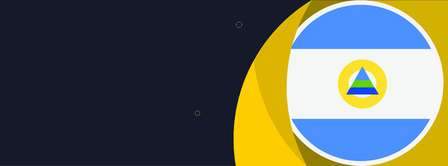 Nicaragua web banner or social media cover