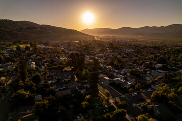 Fillmore California at Sunrise