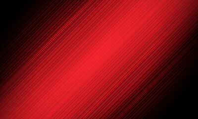 Abstract red lines speed dynamic in black background vector